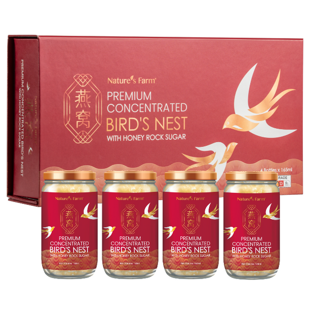 Nature's Farm® Premium Concentrated Bird's Nest with Honey Rock Sugar 165ml x 4s