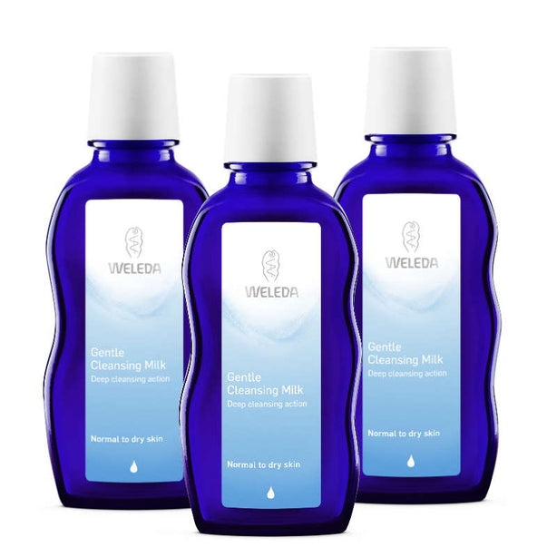 Weleda Gentle Cleansing Milk 100ml (Bundle of 3)