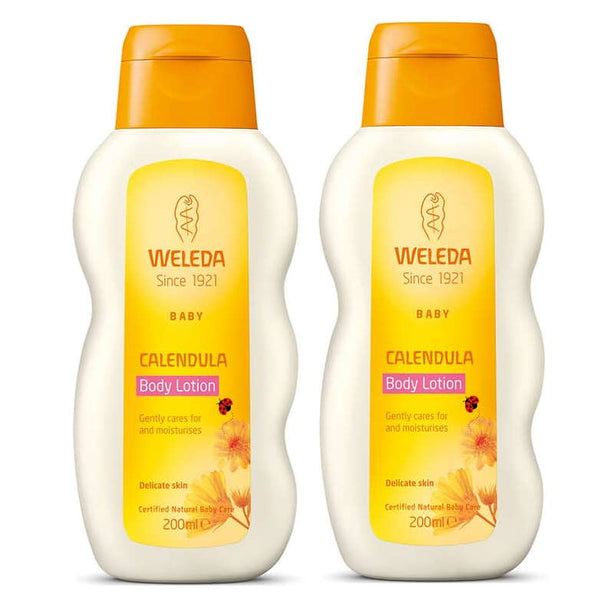 Weleda Calendula Baby Lotion 200ml (Bundle of 2)