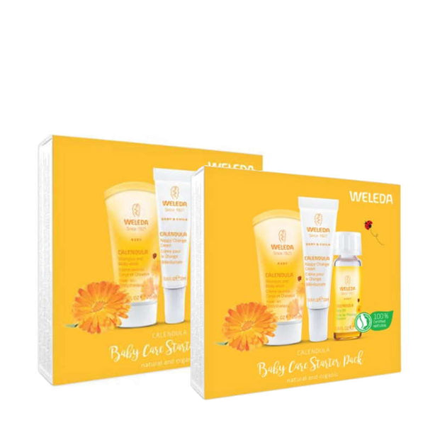 Weleda Calendula Baby Care Starter Pack (Bundle of 2)