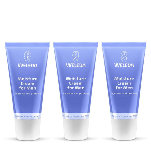 Weleda Moisture Cream for Men 30ml (Bundle of 3)
