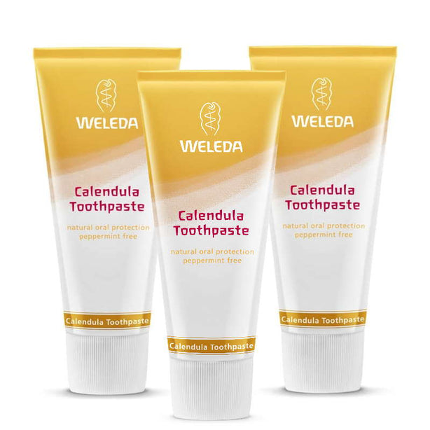 Weleda Calendula Toothpaste 75ml (Bundle of 3)