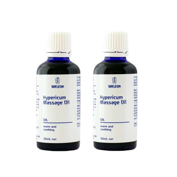 Weleda Hypericum Massage Oil 50ml (Bundle of 2)