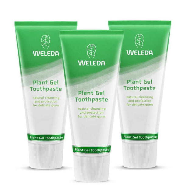 Weleda Plant Gel Toothpaste 75ml (Bundle of 3)