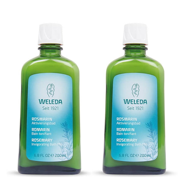 Weleda Rosemary Invigorating Bath Milk 200ml (Bundle of 2)