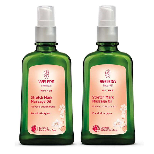 Weleda Stretch Mark Massage Oil 100ml (Bundle of 2)
