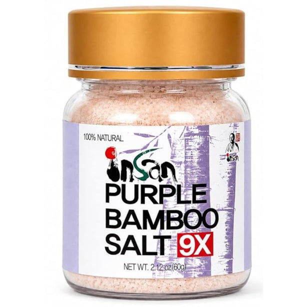 [INSAN] 9-Times Roasted Purple Bamboo Salt Powder (60g) [International Shipping]