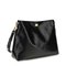 Vittoria Large Calfskin Shoulder Bag - Black