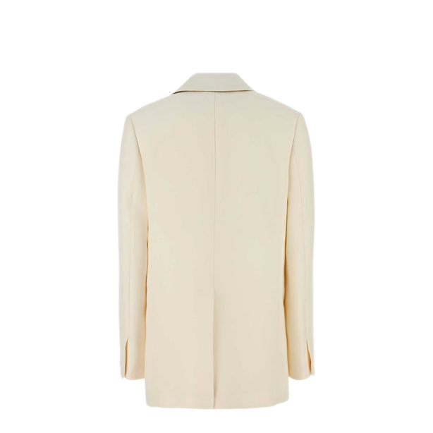Ivory Wool Blend Blazer