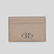 FERRAGAMO Gancini Leather Credit Card Holder Warm Taupe RS-220007