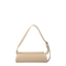 Cannolo Small Leather Shoulder Bag - Bone (Beige)