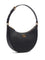 VLogo Signature Mini Grainy Calfskin Hobo Bag - Black