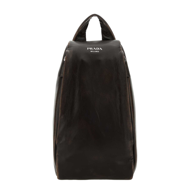 Medium Nappa Lambskin Backpack - Dark Brown
