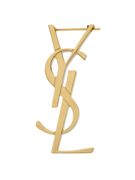Saint Laurent Cassandre Single Earring in Metal