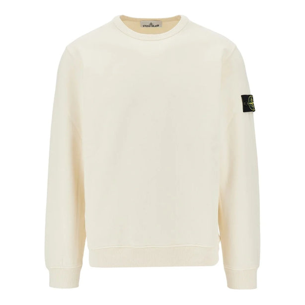 STONE ISLAND Crewneck cotton sweatshirt with Logo Badge