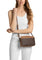 Michael Kors Jet Set Travel Large Signature logo Camera Crossbody Bag - Brown