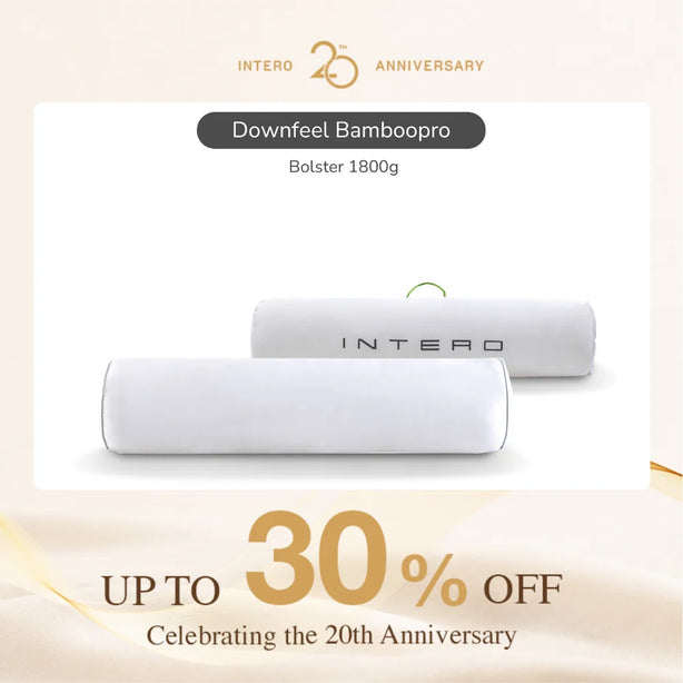 Intero BambooPRO DownFeel Bolster Plush & Supportive 1800g Filling