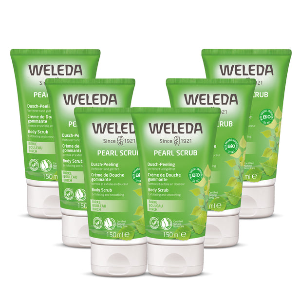Weleda Birch Pearl Body Scrub 150ml (Bundle of 6)