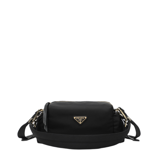 Black Re Nylon Shoulder Bag