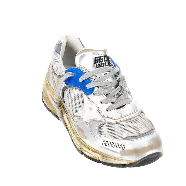 GOLDEN GOOSE Running Dad' mesh and leather sneakers