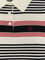 Celine Striped cotton polo sweater - Whiteblackred
