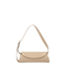 Cannolo Small Leather Shoulder Bag - Bone (Beige)