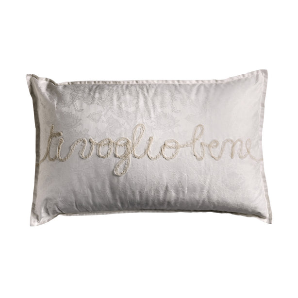 La Perla Home Collection Cushion Ti Voglio Bene Bianco (30x50)