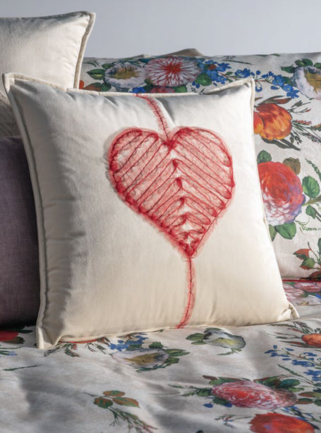 La Perla Home Collection Cushion Heart Torrone (40x40)