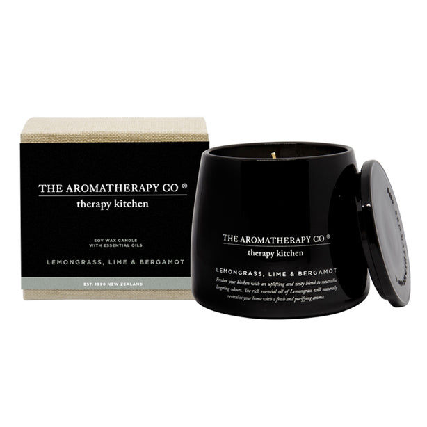 TAC Therapy® Soy Candle Kitchen - Lemongrass, Lime & Bergamot (260g)