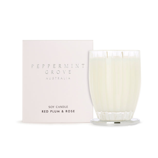 PGA Red Plum & Rose Soy Candle (350g)