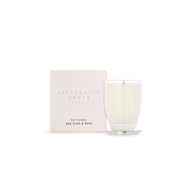 PGA Red Plum & Rose Soy Candle (60g)