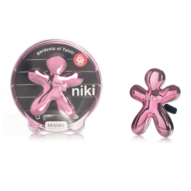Mr & Mrs Fragrance Car Niki Metal Pink - Gardenia of Tahiti