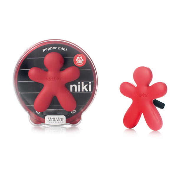 Mr & Mrs Fragrance Car Niki Matt Red - Peppermint