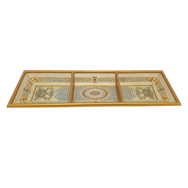 Berrocal Home Collection Champagne Peanut Tray