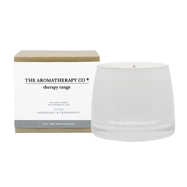 TAC Therapy® Soy Candle Breathe - Rosemary & Peppermint (260g)