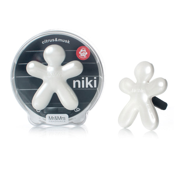 Mr & Mrs Fragrance Car Niki Pearly White - Citrus & Musk