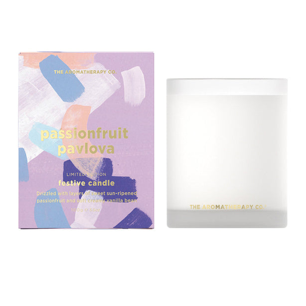 TAC Festive Favours Votive Soy Candle - Passionfruit Pavlova (100g)