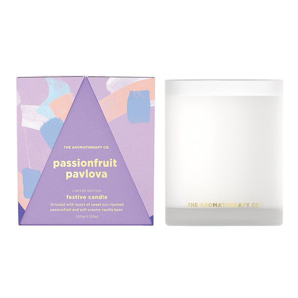 TAC Festive Favours Votive Soy Candle - Passionfruit Pavlova (350g)
