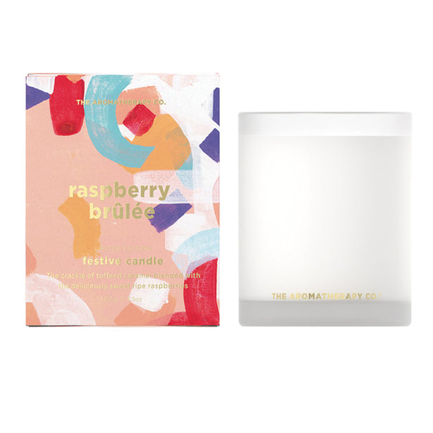 TAC Festive Favours Soy Candle - Raspberry Brulee (100g)