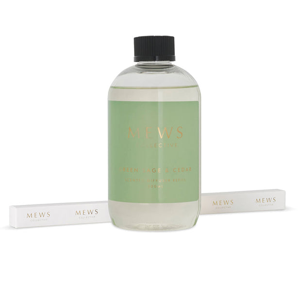 Mews Collective 500ml Refill - Green Sage & Cedar