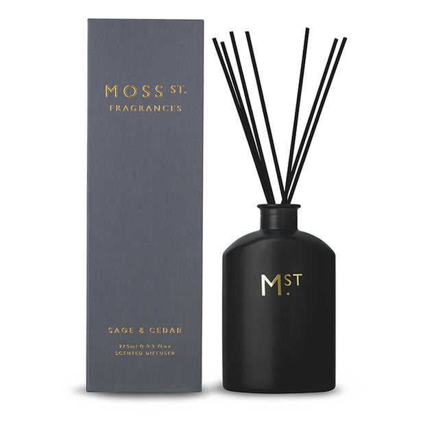 Moss St Diffuser 275ml - Sage & Cedar