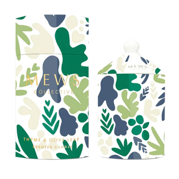 Mews Collective 320g Candle - Thyme & Olive Leaf