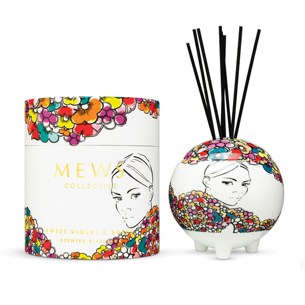 Mews Collective 350ml Diffuser - Sweet Violet & Suede