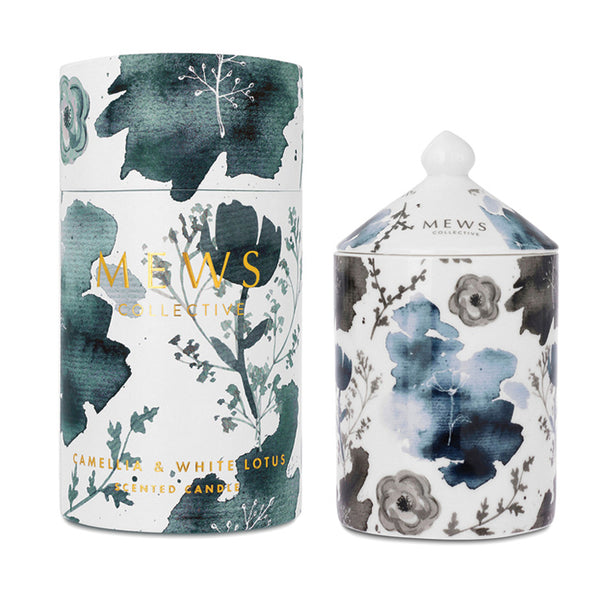 Mews Collective 320g Soy Candle - Camellia & White Lotus