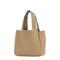 Beige Leather Handbag