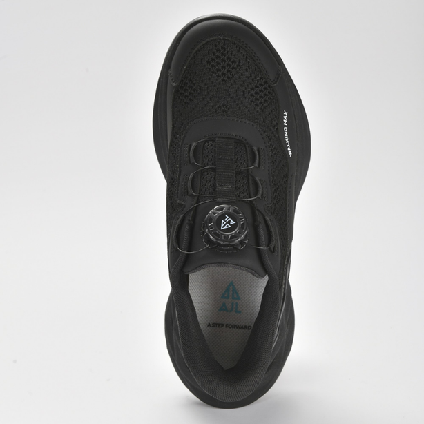 AJL Walking Max Jet Black - Men Shoes YC005-9C