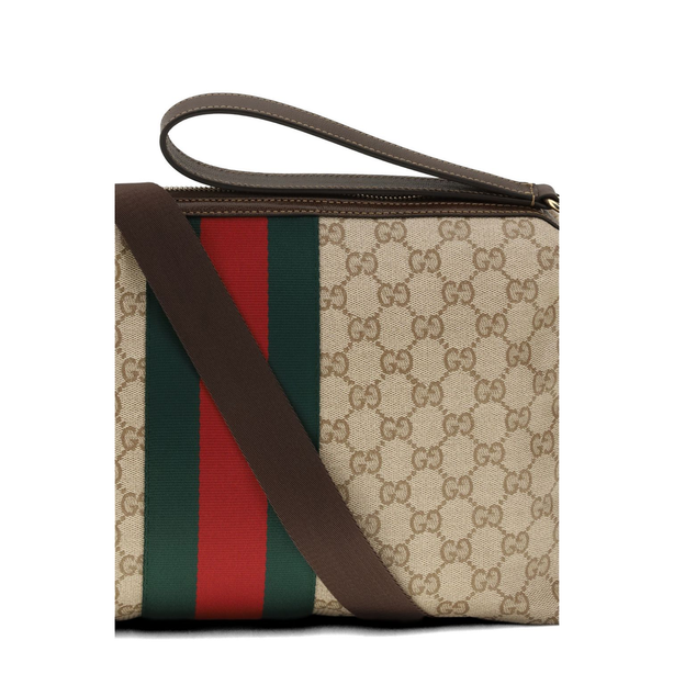 Cruise Medium Coated GG Canvas Shoulder Bag - Beige
