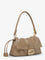 Fendi Baguette Soft Medium Leather Shoulder Bag - Tortora