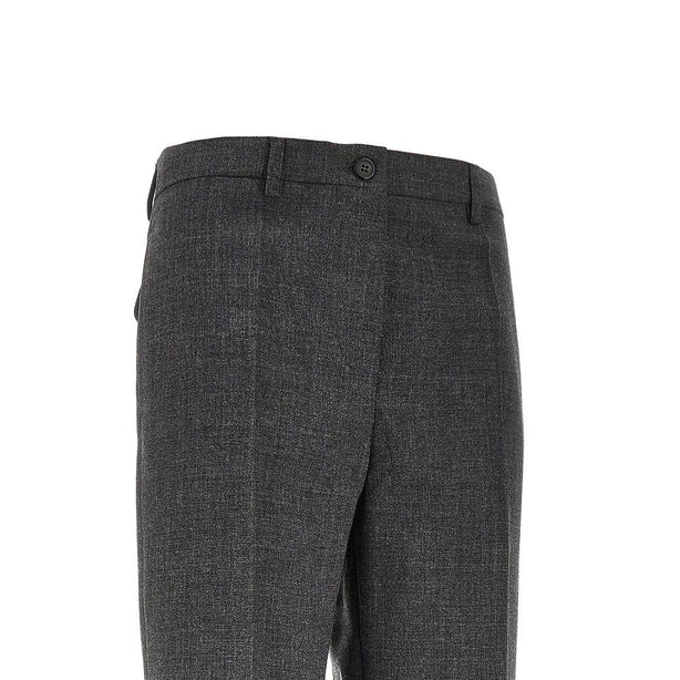 PRADA Wool canvas tailored pants