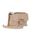Small Lambskin Leather Shoulder Bag - Beige